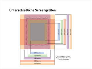 Unterschiedliche Screengrößen
 