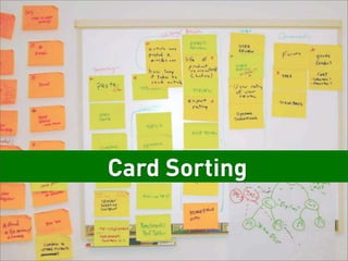 Card Sorting
 