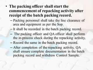Sample Form Repacking Report Complaints:Handling of Returned goods.pdf