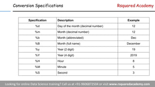 Handling Date & Time in R | PDF