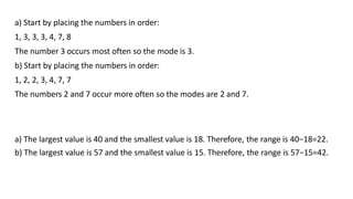 FS Maths Level 2 - July 8, 2023 (Handling information and data). | PPT