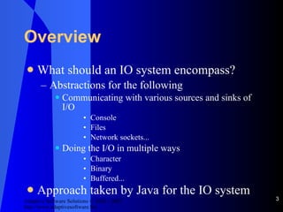 IO In Java | PPT