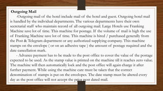 Efficient Handling of Mails and Packages in Hotels for Enhanced Guest ...