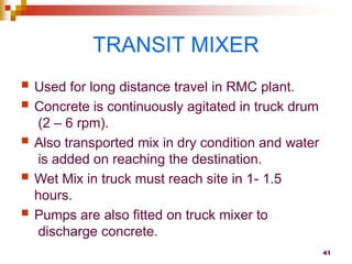 Concrete technology information in notes | PPTX