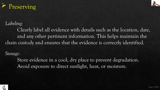 Handling and Preservation of Biological Evidence -hair and fiber.pptx