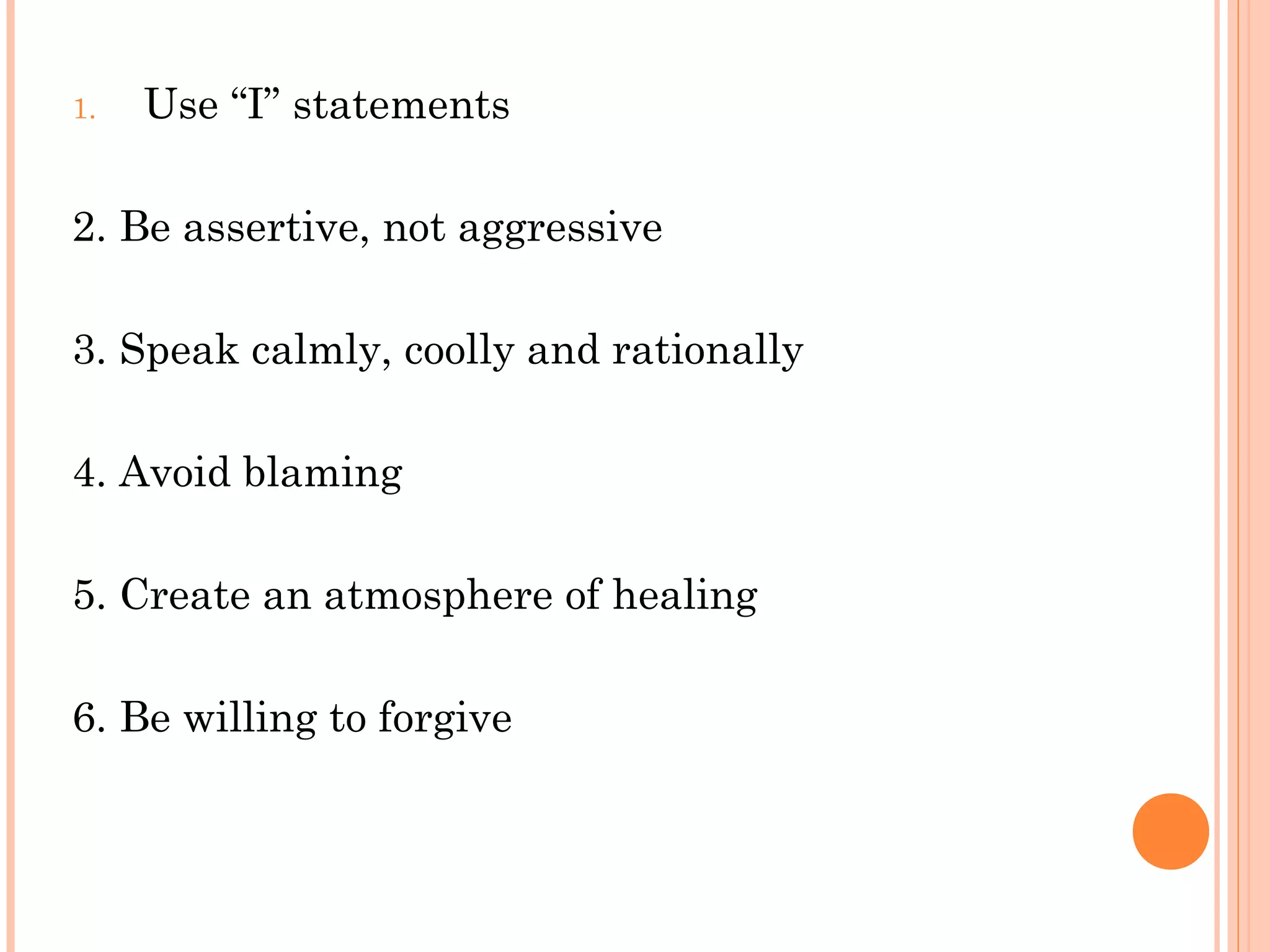 Handling conflict | PPT
