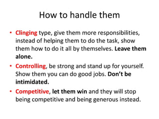 Handling difficult people | PPTX | Career Advice | Careers