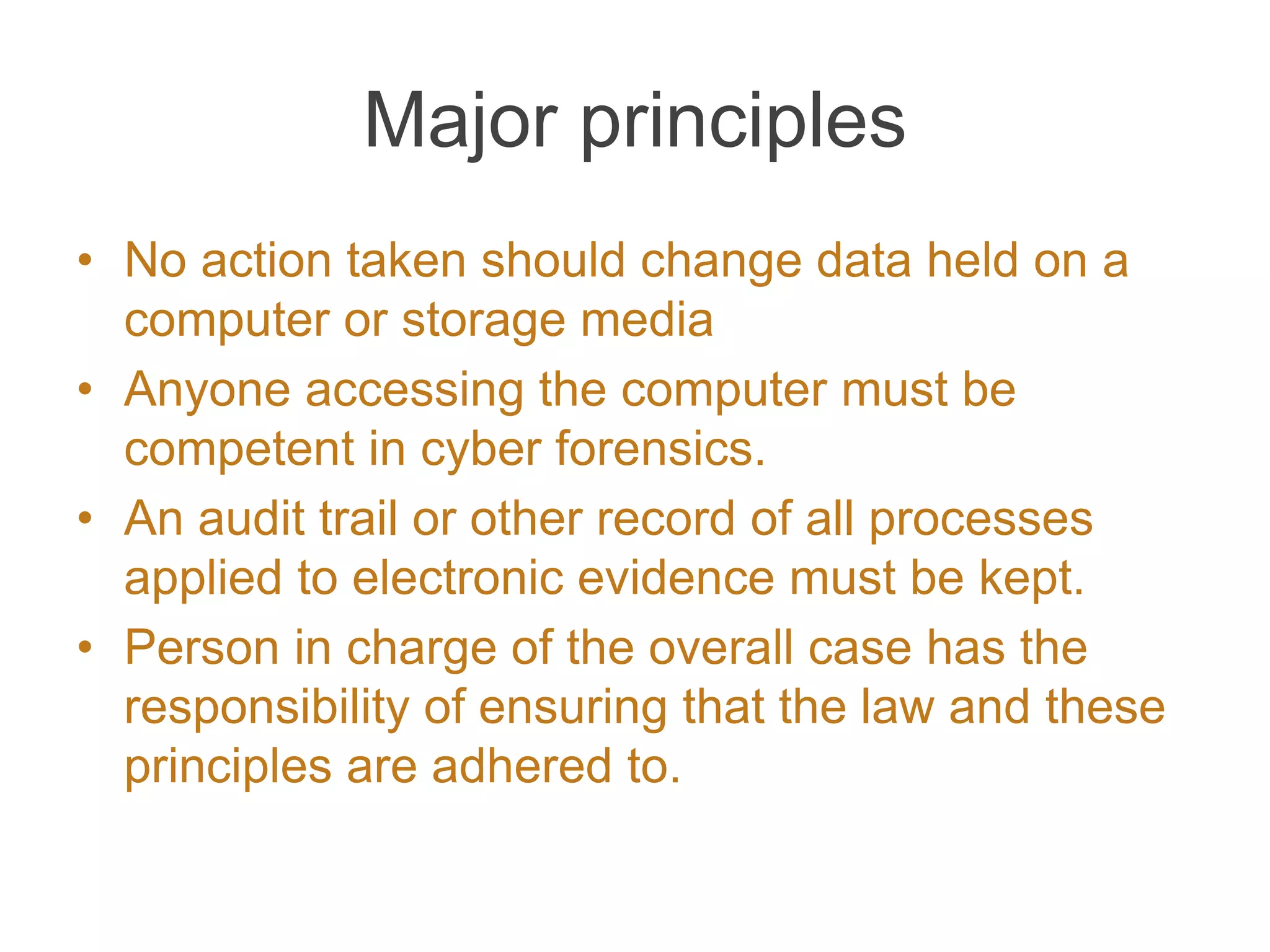 Handling digital crime scene | PPTX