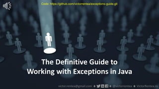 Definitive Guide to Working With Exceptions in Java | PPT