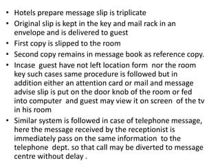 Handling guest mails and messages in hotels | PPTX