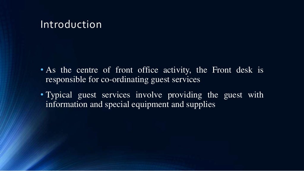 Handling guest special request