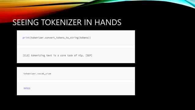 Tokenization and how to use it from scratch | PPT