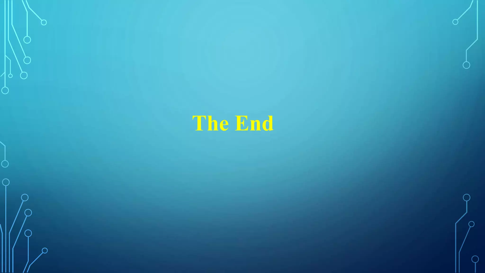 The End
 