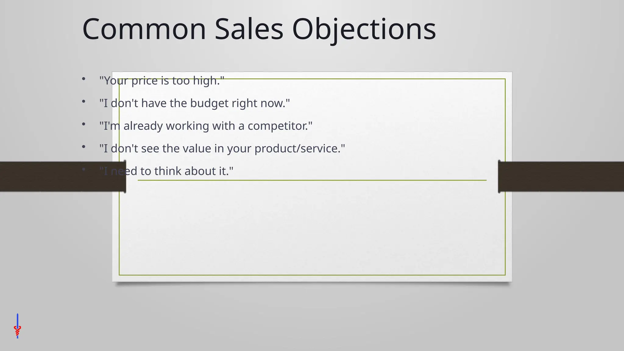 Photo inspiration: Visual Reference: Handling Objection Is Important In Sales Pitch Pptx