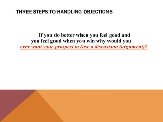 Handling objections | PPTX