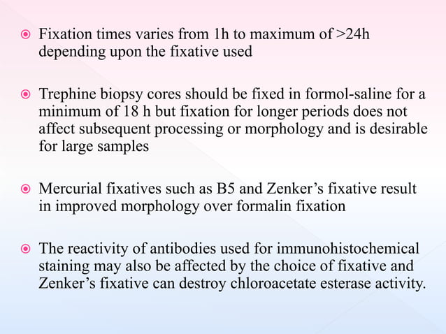 processing of bone marrow trephine biopsy | PPT
