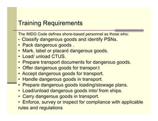 Handling of dangerous goods [compatibility mode] | PDF