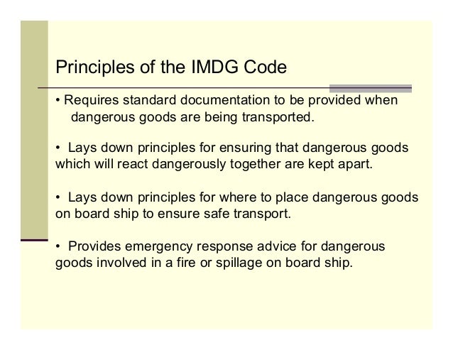 Handling Of Dangerous Goods Compatibility Mode