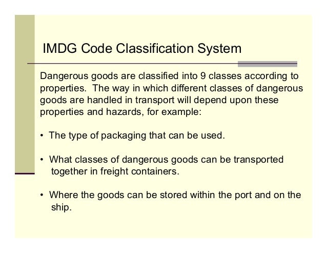 Handling Of Dangerous Goods Compatibility Mode