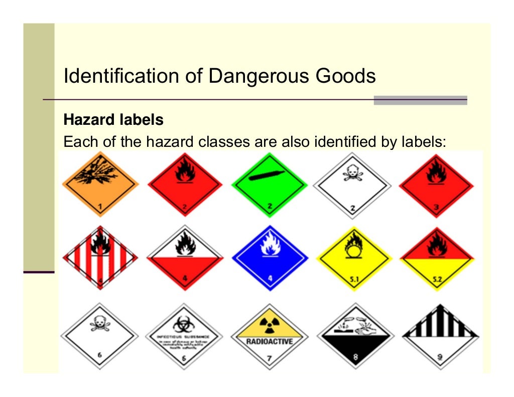 Handling of dangerous goods mode]