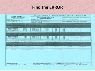 Handling of Errors in Production Batch Record (PBR) 2023.ppt