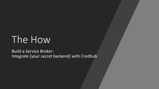 Handling Secrets in Your Cloud Native Architecture