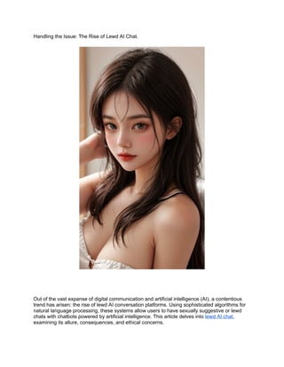 Handling the Issue_ The Rise of Lewd AI Chat.docx