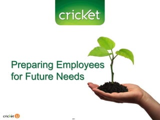 Preparing Employees
for Future Needs



            confidential/proprietary
 