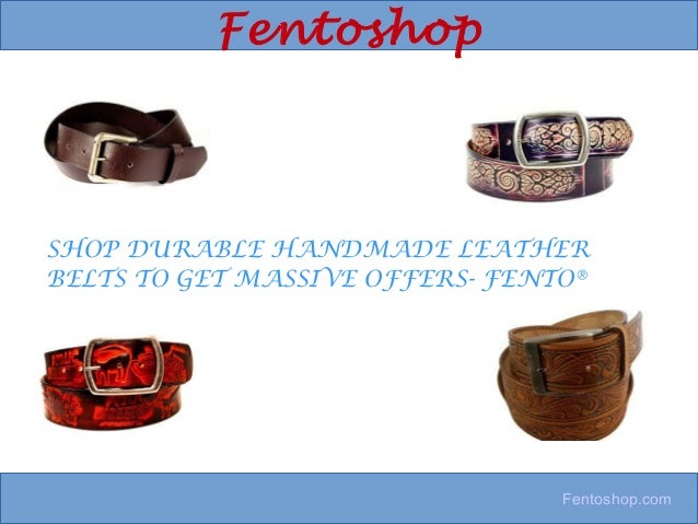 best handmade leather belts