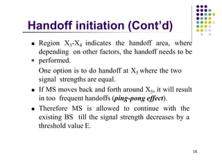 Handoff final in mobile communications GSM | PDF
