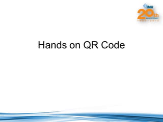 Handon qr code workshop