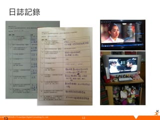 悠識數位顧問有限公司 UserXper Digital Consulting Co., Ltd.
日誌記錄
13
 