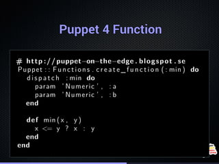 Puppet 4 FunctionPuppet 4 FunctionPuppet 4 FunctionPuppet 4 FunctionPuppet 4 FunctionPuppet 4 FunctionPuppet 4 FunctionPup...