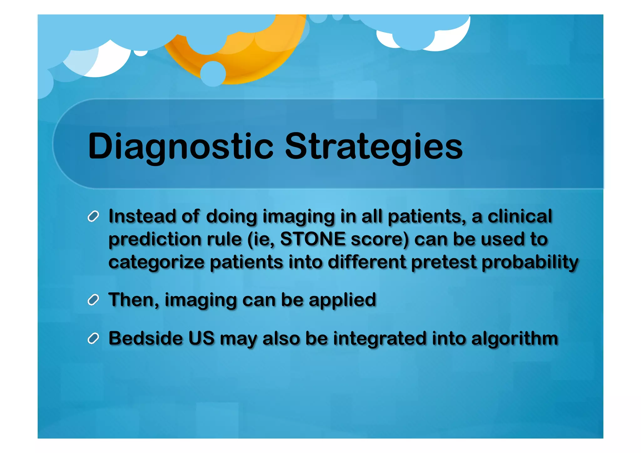 Diagnostic Strategies
 