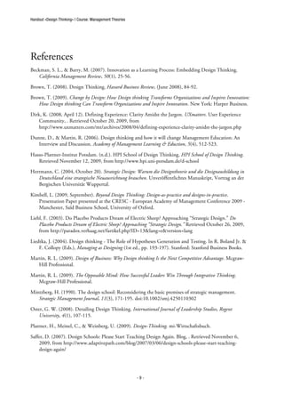 Design Thinking - Handout | PDF