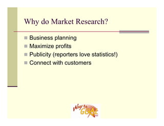 Handout Do Your Own Market Research