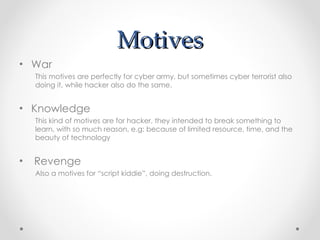 Motives ,[object Object],[object Object],[object Object],[object Object],[object Object],[object Object]