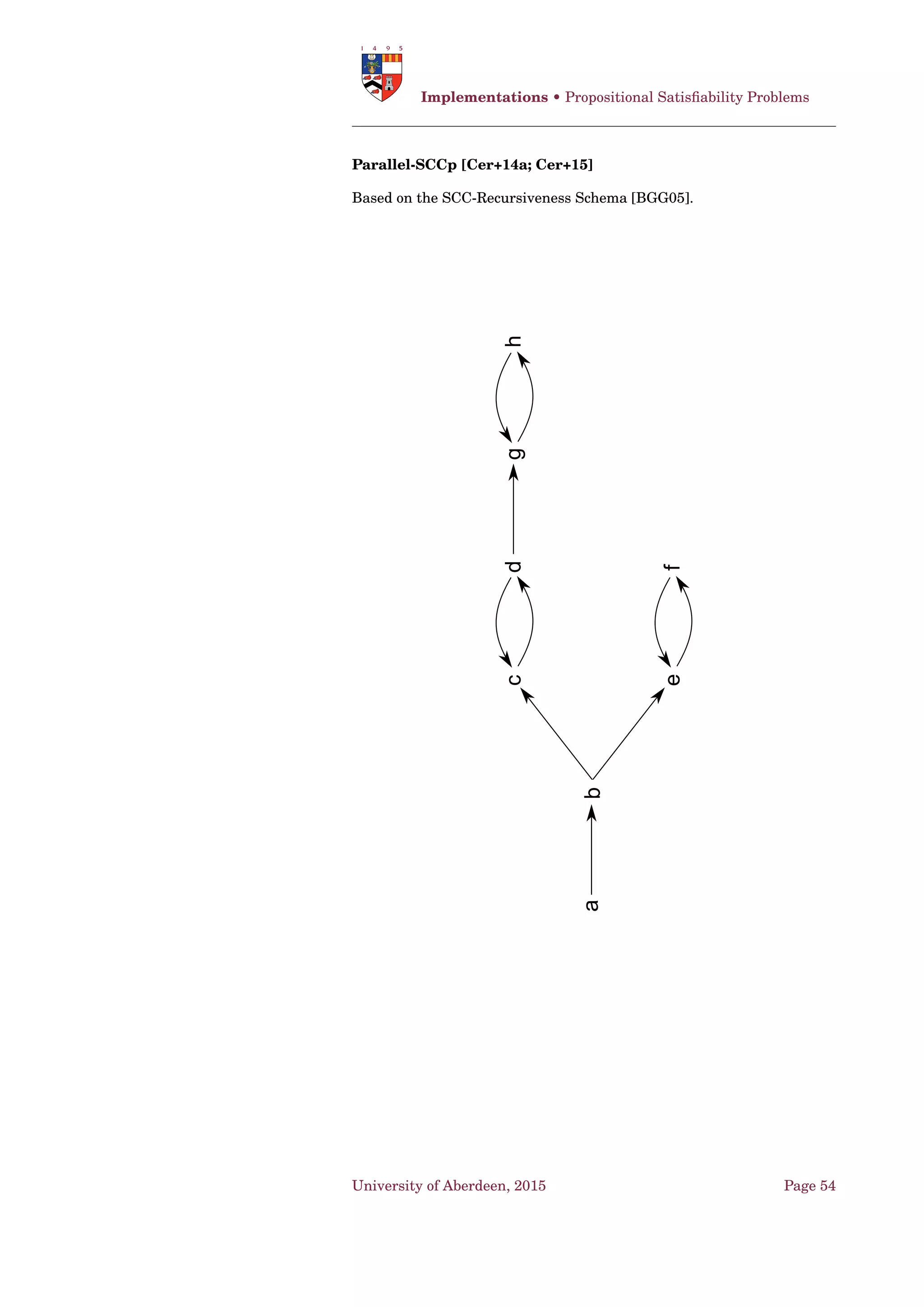 Frameworks • A Computational Framework
Example 11.
Subframework Probability
G1 a ↔ b 0.09
G2 a 0.81
G3 b 0.01
G4 0.09
PGR({a,b}) = = 0.00
PGR({a}) = P(G2) = 0.81
PGR({b}) = P(G3) = 0.01
PGR({}) = P(G1)+ P(G4) = 0.18
♥
4.5 A Computational Framework 5
Deﬁnition 71 ([LON12; Li15]). A Li-PAF is a tuple 〈A ,PA ,→,P→〉, where
〈A ,→〉 is an argumentation framework, PA : A → (0..1] and P→ :→→
(0..1]. ♠
Deﬁnition 72 ([LON12; Li15]). Given a Li-PAF 〈A ,PA ,→,P→〉, AFI
=
〈A I
,→I
〉 is said to be induced iff A I
⊆ A ; and →I
⊆→ ∩(A T
× A T
); and 10
∀a ∈ A s.t. PA (a) = 1,a ∈ A I
; and ∀〈a,b〉 ∈→ where P(a) = P(b) = 1 if
P→(〈a,b〉) = 1, then 〈a,b〉 ∈→I
. ♠
Under an assumption of independence, the probability of an inducible
∆I
= 〈A I
,→I
〉, denoted PI
PrAF
(∆I
), by the following equation:
PI
PrAF
(∆I
) = a∈A I PA (a) a∈A A I (1− PA (a)) 〈a,b〉∈→I P→(〈a,b〉)
〈a,b〉∈(→∪(A I ×A I ))→I (1− P→(〈a,b〉))
Assumption relaxed in [LON13; Li15] by relying on a bipolar argu- 15
mentation framework, i.e. the evidential argumentation framework [ON08].
A correspondence with ASPIC+
is also drawn in [Li15], see Figure 4.9.
University of Aberdeen, 2015 Page 40
 