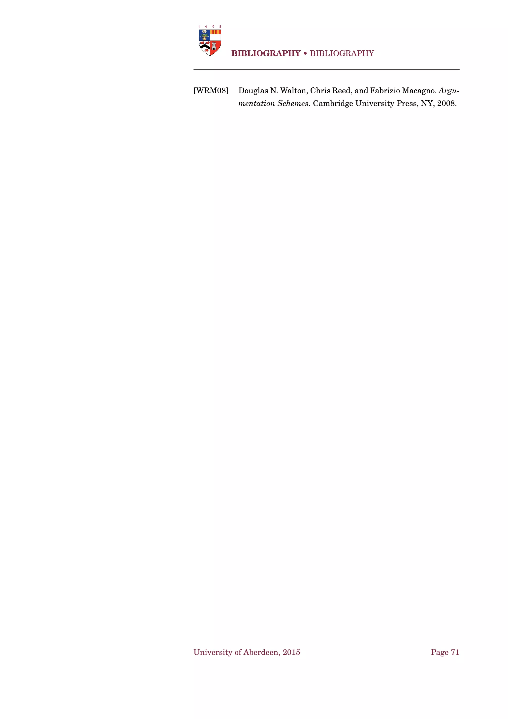Implementations • Propositional Satisﬁability Problems
Algorithm 4 Computing D-preferred labellings of an AF in C
P-SCC-REC(∆,C)
1: Input: ∆ = Γ, C ⊆ A
2: Output: Ep ∈ 2L(∆)
3: (L ab,U) = GROUNDED(∆,C)
4: Ep := {L ab}
5: ∆ = ∆↓U
6: L:= (L1
:= {S1
1,...,S1
k
},...,Ln
:= {Sn
1 ,...,Sn
h
})
= SCCS-LIST(∆)
7: M := {...,(Si,Bi),...} = GREEDY(L,C)
8: for l ∈ {1,...,n} do
9: El := {E
S1
l
:= (),...,E
Sk
l
:= ()}
10: for S ∈ Ll
do in parallel
11: for L ab ∈ Ep do in parallel
12: (O, I) := L-COND(∆,S,Ll
,L ab)
13: if I = then
14: ES
l
[L ab] ={{(a1,out) | a1 ∈ O} ∪{(a1,undec) | a1 ∈ S O}}
15: else
16: if I = S then
17: ES
l
[L ab] = B where (S,B) ∈ M
18: else
19: if O = then
20: ES
l
[L ab] = B-PR(∆↓S, I ∩C)
21: else
22: ES
l
[L ab]={{(a1,out) | a1 ∈ O}}
23: ES
l
[L ab] = ES
l
[L ab]⊗P-SCC-REC(∆↓SO, I ∩C)
24: end if
25: end if
26: end if
27: end for
28: end for
29: for S ∈ Ll
do
30: Ep :=
31: for L ab ∈ Ep do in parallel
32: Ep = Ep ∪({L ab}⊗ ES
l
[L ab])
33: end for
34: Ep := Ep
35: end for
36: end for
37: return Ep
University of Aberdeen, 2015 Page 57
 
