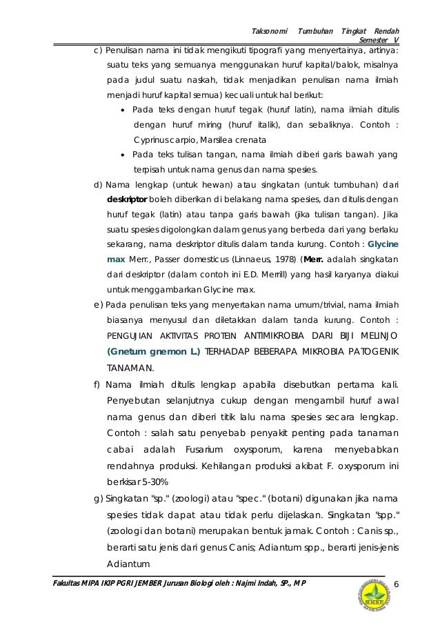 Handout materikuliahtaksonomitumbuhantingkatrendah