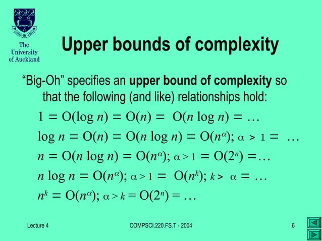 time complexity of algorithm presentation | PPT