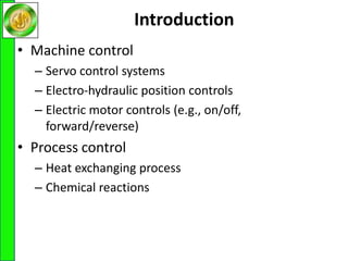 Feedback control: Handout1 | PPTX