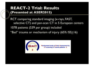Bad Rct Emergency CT: Updates | PDF
