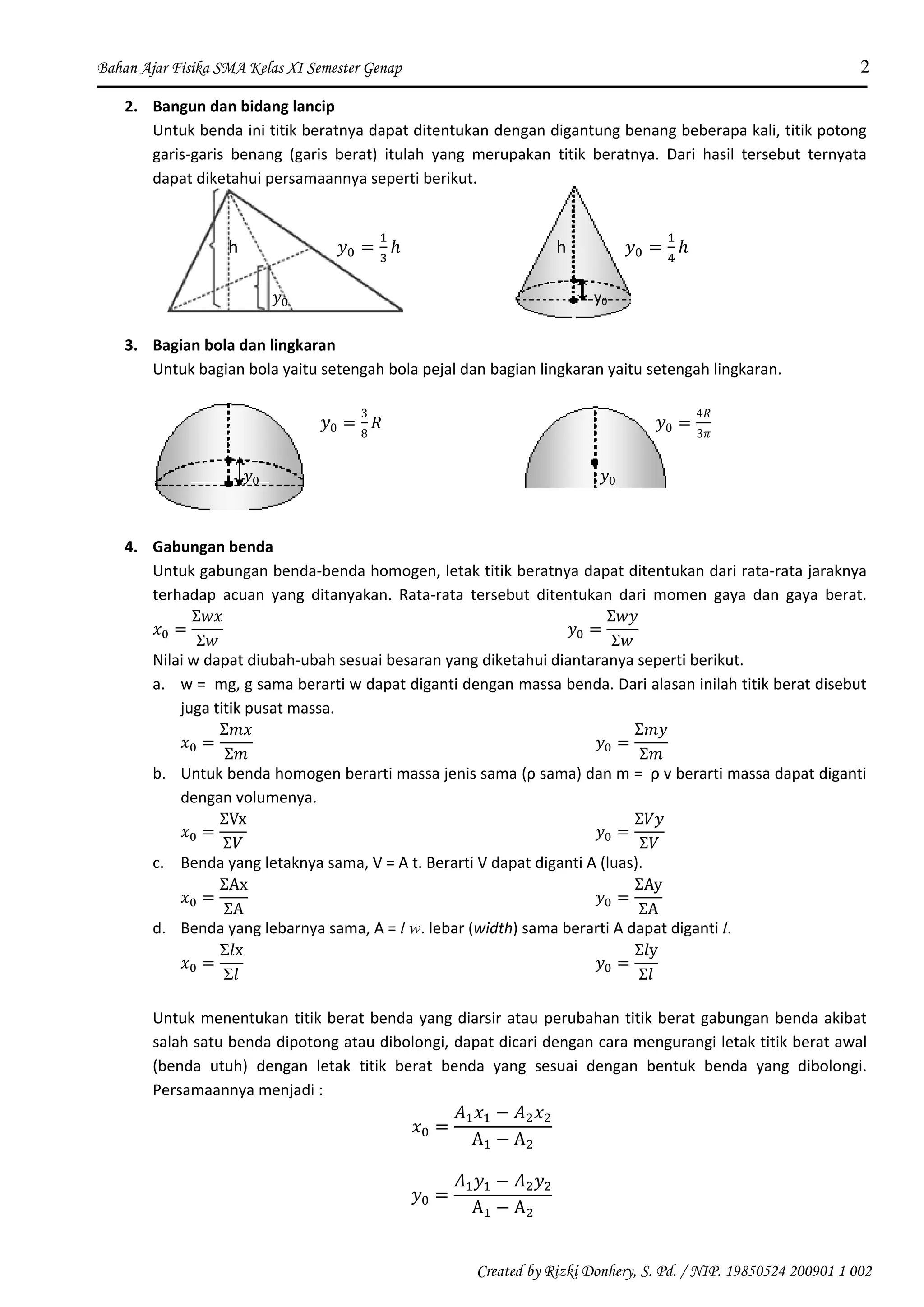 Titik Berat PDF