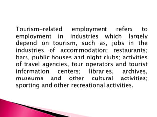 Handout english for tourism | PPTX