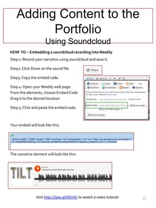 Creating Digital Portfolios | PPTX