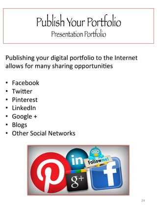 Creating digital portfolios | PDF