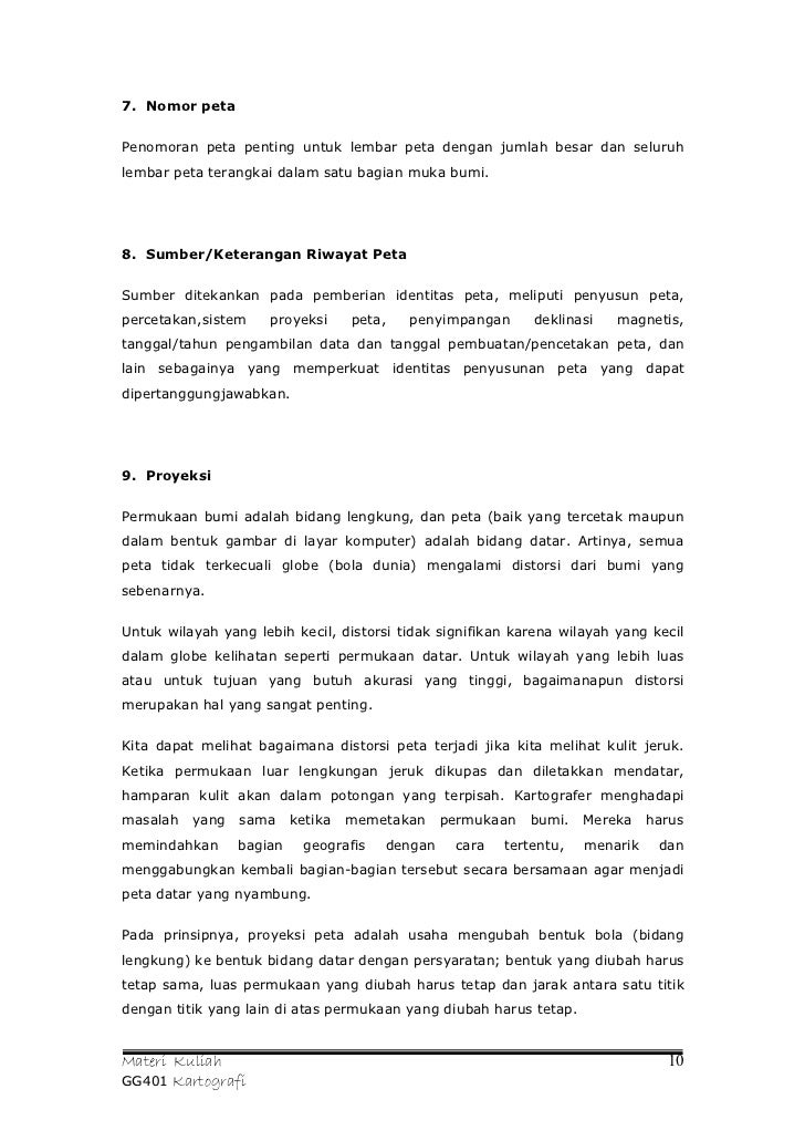 Handout Kartografi