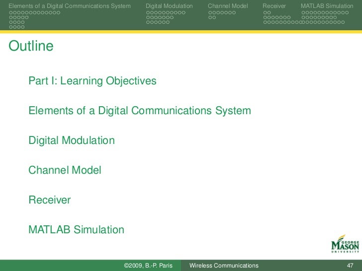 Simulation of Wireless Communication Systems
