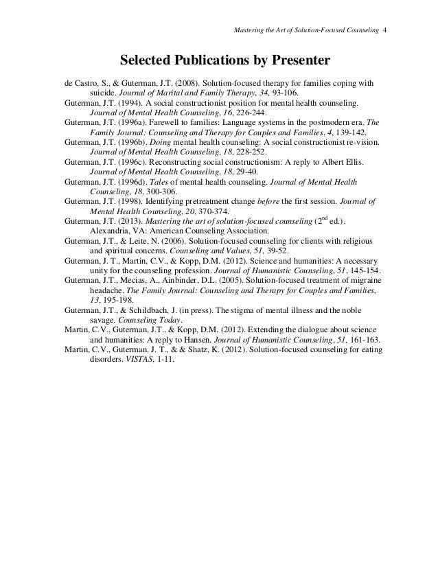 Printables Solution Focused Therapy Worksheets mastering the art of solution focused counseling handouts 4 counseling